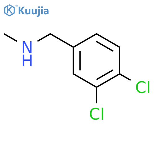 (3,4-Dichlorobenzyl)methylamine structure