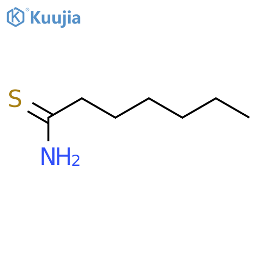 Heptanethioamide structure