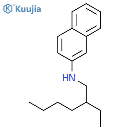 2-Naphthalenamine,N-(2-ethylhexyl)- structure