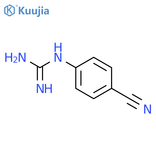N-(4-Cyanophenyl)guanidine structure