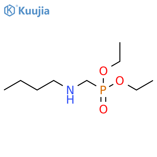 Phosphonic acid, [(butylamino)methyl]-, diethyl ester structure