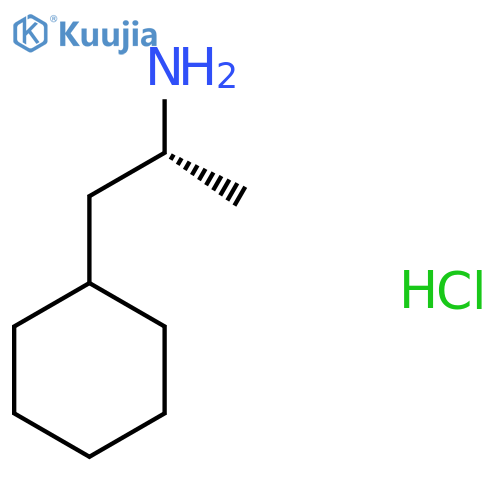 (2R)-1-Cyclohexylpropan-2-amine;hydrochloride structure