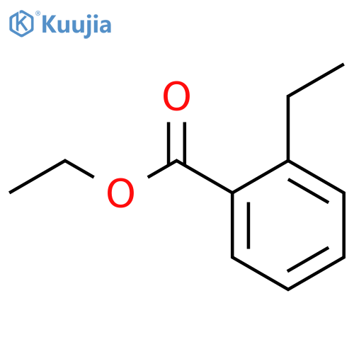 Benzoic acid, 2-ethyl-, ethyl ester structure