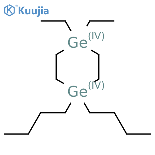 1,1-Dibutyl-4,4-diethyl-1,4-digerminane structure