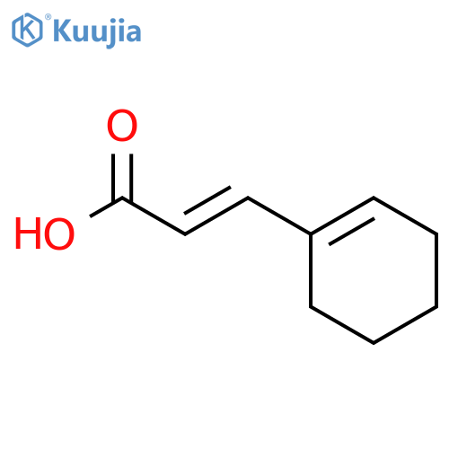 (e)-3-(cyclohexen-1-yl)prop-2-enoic Acid structure