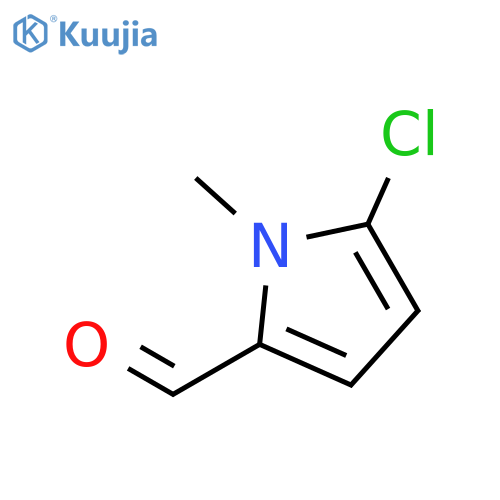 5-chloro-1-methyl-1H-Pyrrole-2-carboxaldehyde structure