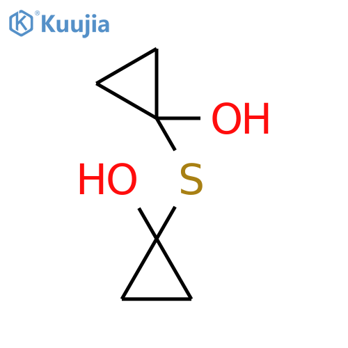 Cyclopropanol, 1,1'-thiobis- structure
