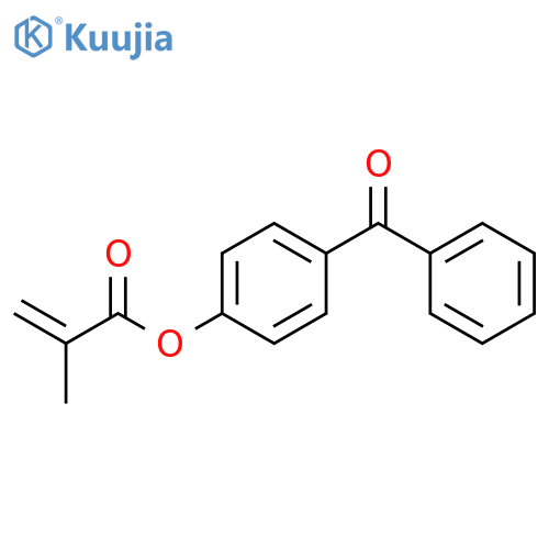 4-benzoylphenyl 2-methylprop-2-enoate structure