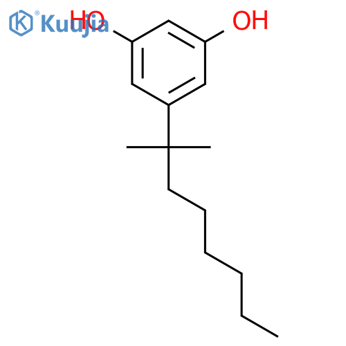 5-(1,1-Dimethylheptyl)resorcinol structure