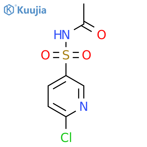 N-[(6-Chloropyridin-3-yl)sulfonyl]acetamide structure