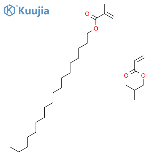 2-Propenoic acid, 2-methyl-, octadecyl ester, polymer with 2-methylpropyl 2-propenoate structure