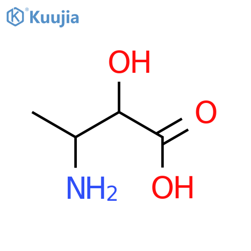 3-amino-2-hydroxybutanoic acid structure