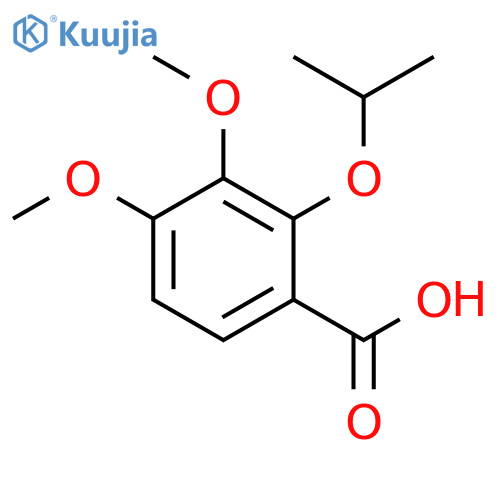 2-Isopropoxy-3,4-dimethoxybenzoic acid structure
