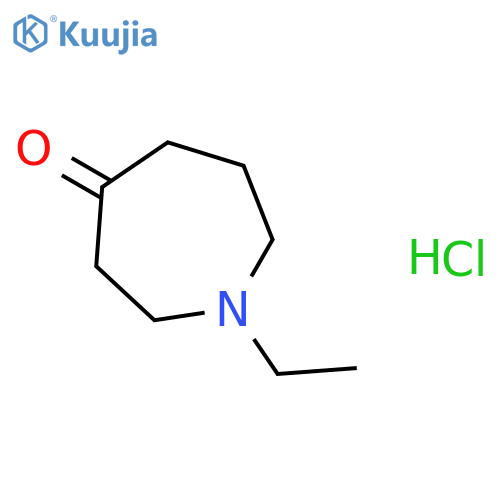 4H-Azepin-4-one, 1-ethylhexahydro-, hydrochloride structure