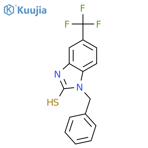 1-Benzyl-5-(trifluoromethyl)-1H-benzimidazole-2-thiol structure