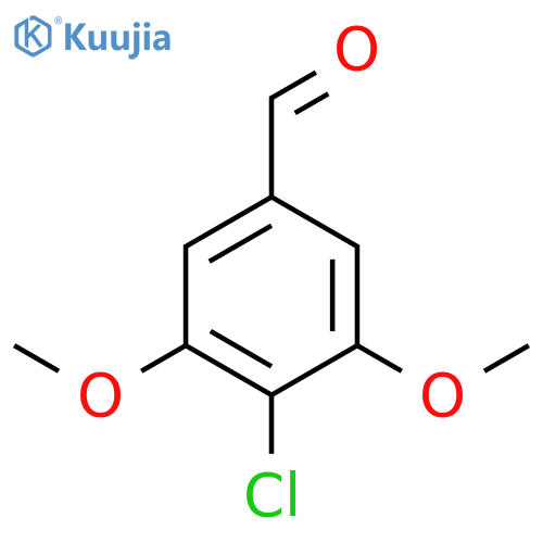 4-Chloro-3,5-dimethoxybenzaldehyde structure
