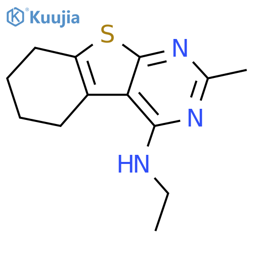 n-Ethyl-2-methyl-5,6,7,8-tetrahydrobenzo[4,5]thieno[2,3-d]pyrimidin-4-amine structure