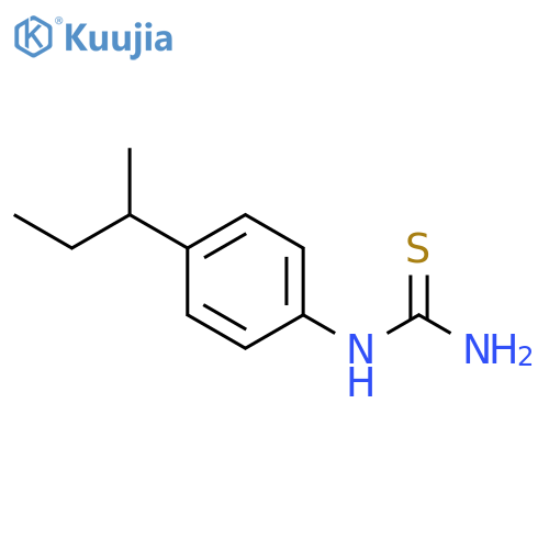 4-(butan-2-yl)phenylthiourea structure
