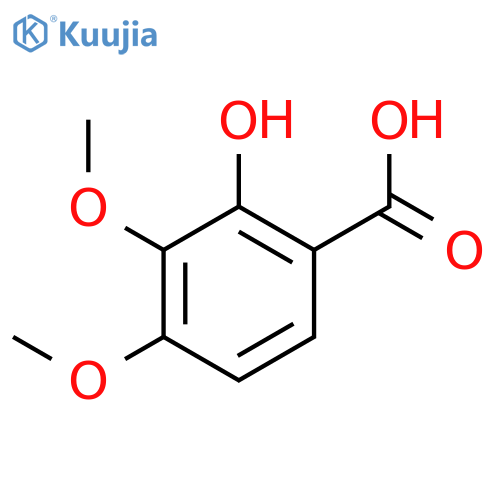 2-Hydroxy-3,4-dimethoxybenzoic acid structure