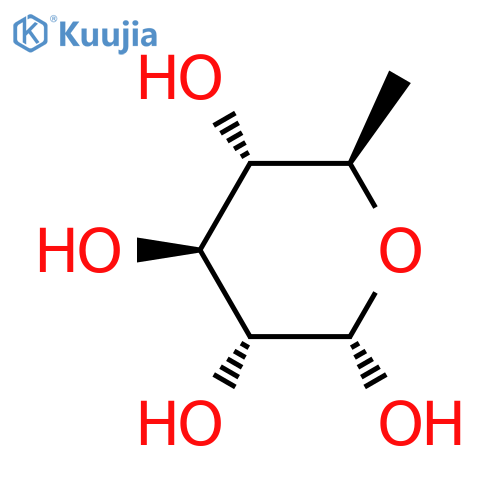 (2S,3R,4S,5S,6R)-6-methyltetrahydro-2H-pyran-2,3,4,5-tetraol structure