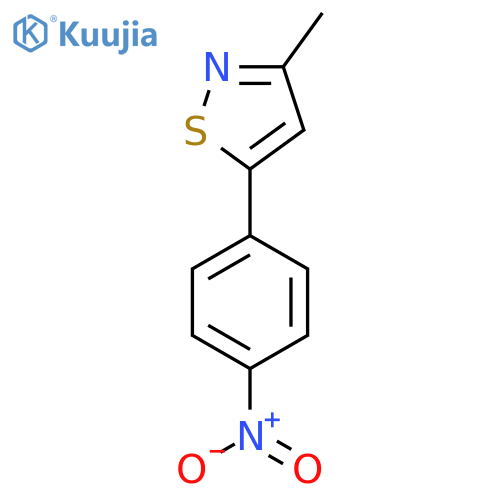 3-Methyl-5-(4-nitrophenyl)-1,2-thiazole structure