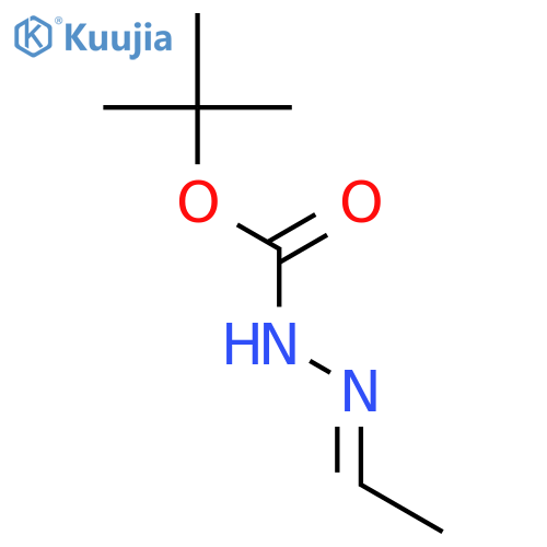 2-Methyl-2-propanyl (2e)-2-ethylidenehydrazinecarboxylate structure