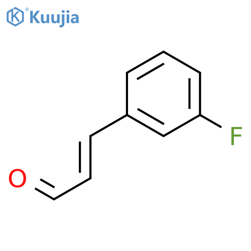 (E)-3-(3-Fluorophenyl)acrylaldehyde structure