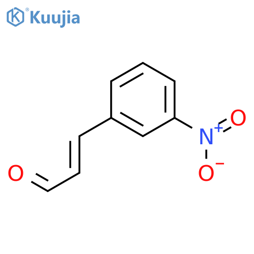(2E)-3-(3-nitrophenyl)prop-2-enal structure