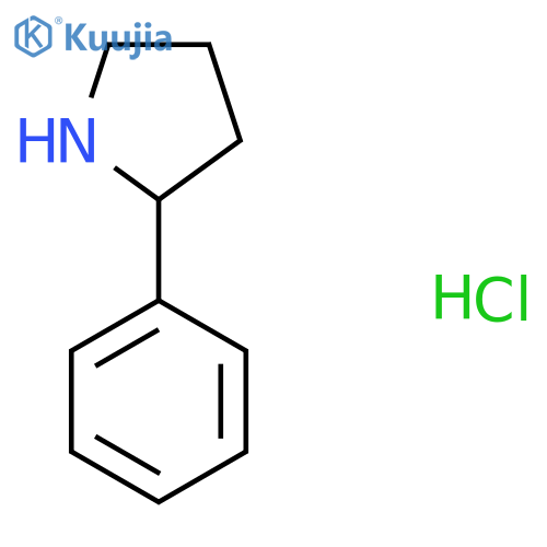 2-Phenylpyrrolidine hydrochloride structure
