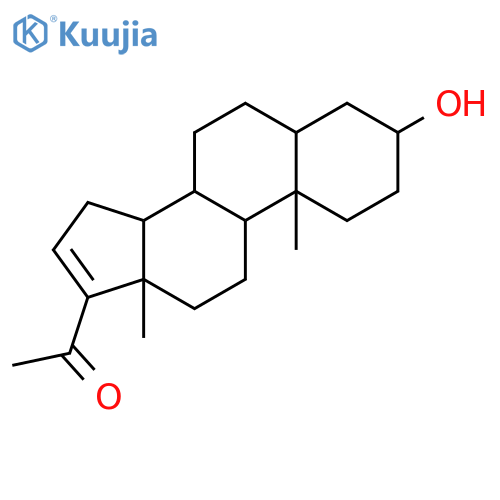 16,(5-BETA)-PREGNEN-3-BETA-OL-20-ONE structure