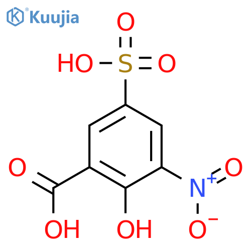 Benzoic acid,2-hydroxy-3-nitro-5-sulfo- structure