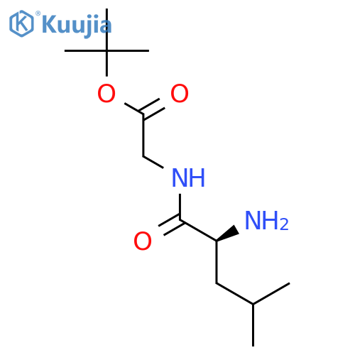 H-Leu-Gly-OtBu·HCl structure