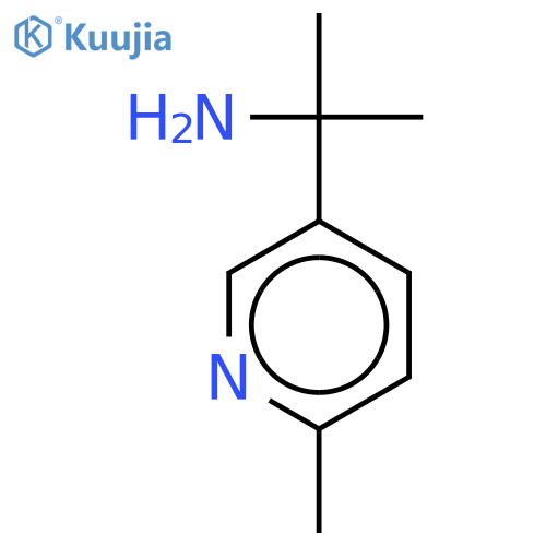 2-(6-methylpyridin-3-yl)propan-2-amine structure