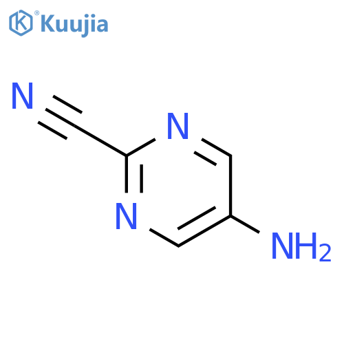5-Amino-2-pyrimidinecarbonitrile structure