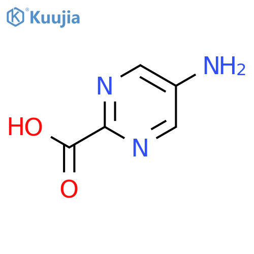 5-Aminopyrimidine-2-carboxylic acid structure