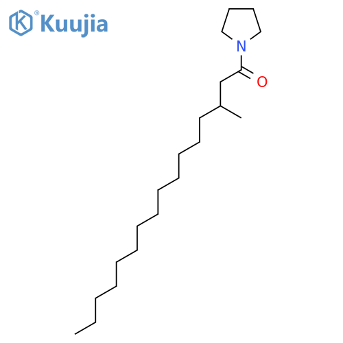 1-(3-Methylhexadecanoyl)pyrrolidine structure