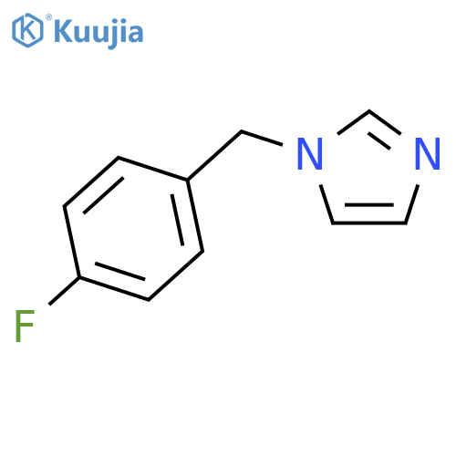 1H-Imidazole, 1-[(4-fluorophenyl)methyl]- structure