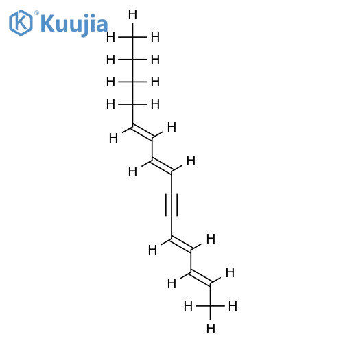 Pentadeca-2t,4t,8t,10t-tetraen-6-in structure