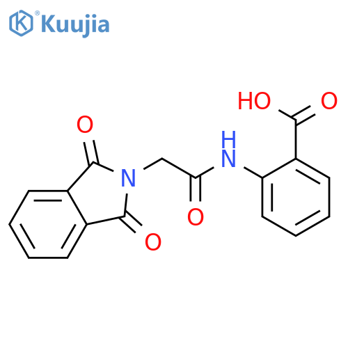 BENZOIC ACID, 2-[[(1,3-DIHYDRO-1,3-DIOXO-2H-ISOINDOL-2-YL)ACETYL]AMINO]- structure