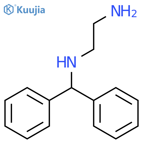 1,2-Ethanediamine, N-(diphenylmethyl)- structure