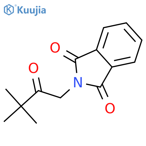 2-(3,3-dimethyl-2-oxobutyl)-1H-isoindole-1,3(2H)-dione structure