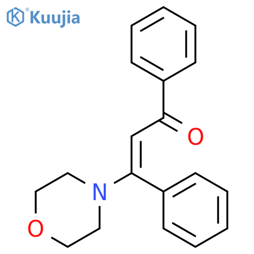 2-Propen-1-one,3-(4-morpholinyl)-1,3-diphenyl- structure