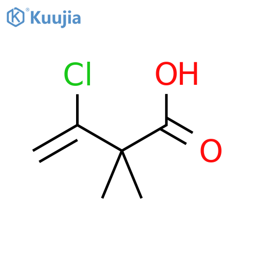 2,2-Dimethyl-3-chloro-3-butenoic Acid structure