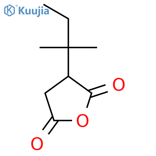 3-(2-methylbutan-2-yl)oxolane-2,5-dione structure