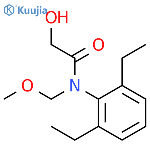 Acetamide,N-(2,6-diethylphenyl)-2-hydroxy-N-(methoxymethyl)- structure