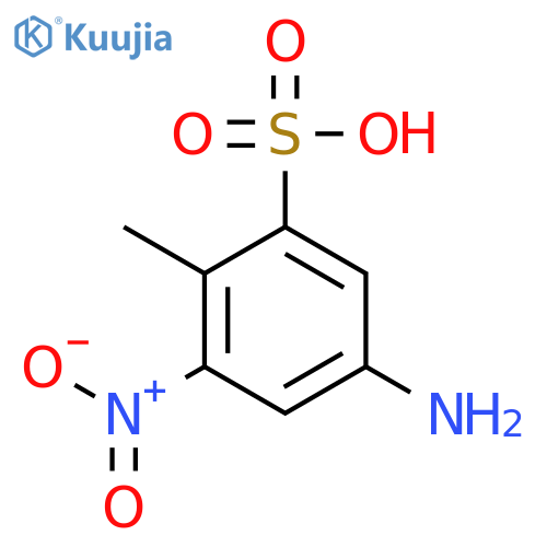 5-amino-2-methyl-3-nitrobenzenesulfonic Acid structure
