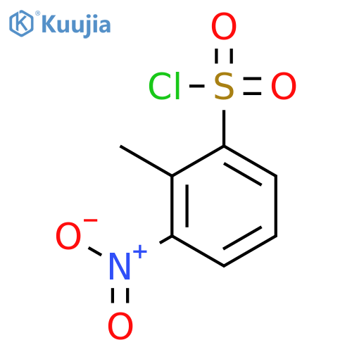 2-Methyl-3-nitrobenzene-1-sulfonyl Chloride structure