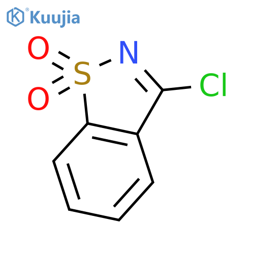 3-chloro-1λ?,2-benzothiazole-1,1-dione structure