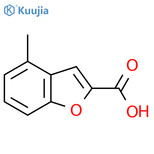 4-methyl-1-benzofuran-2-carboxylic acid structure