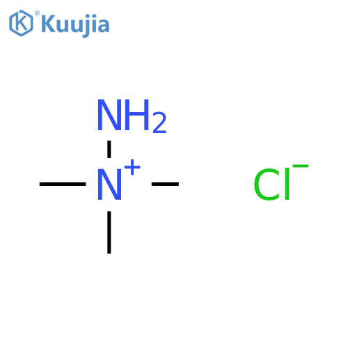 Hydrazinium, 1,1,1-trimethyl-, chloride structure